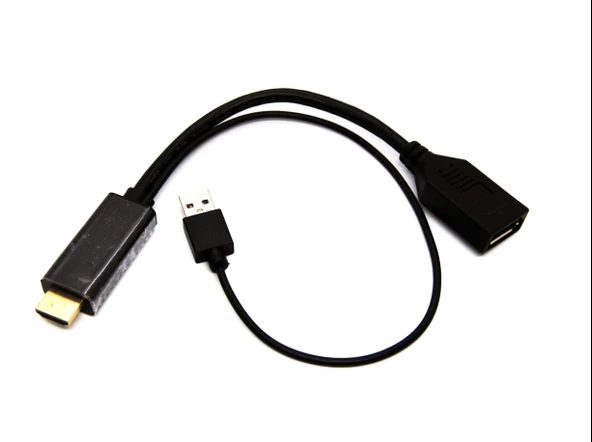 Beek HDMI  DisplayPort (DP) Adaptör Kablosu, HDMI Erkek - DP Dişi, Giriş: HDMI Çıkış: DP, 4KX2K@60Hz çözünürlük Beek HDMI M to DP F Adaptor Ca TdrTR