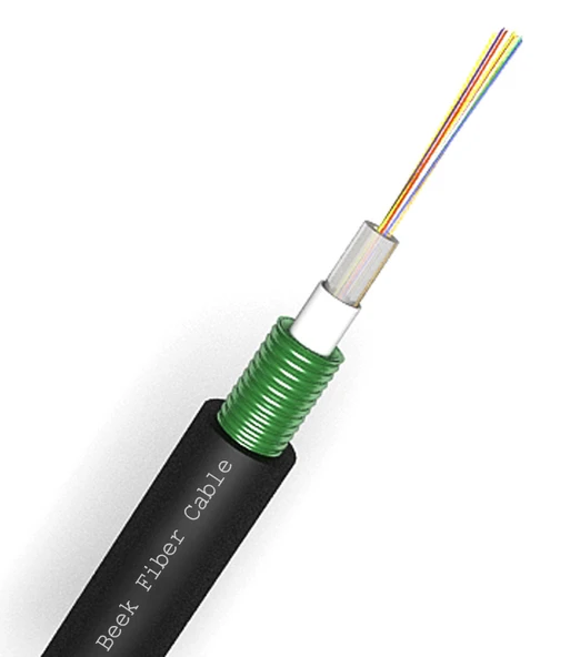 Beek Dış Mekan Fiber Optik Kablosu, 48 Core, OS2, 9/125μ Singlemode, MultiTube, Armored Zırhlı/Shielded   Beek Outdoor Fiber Optic Cable, 48 Core, OS2, TdrTR