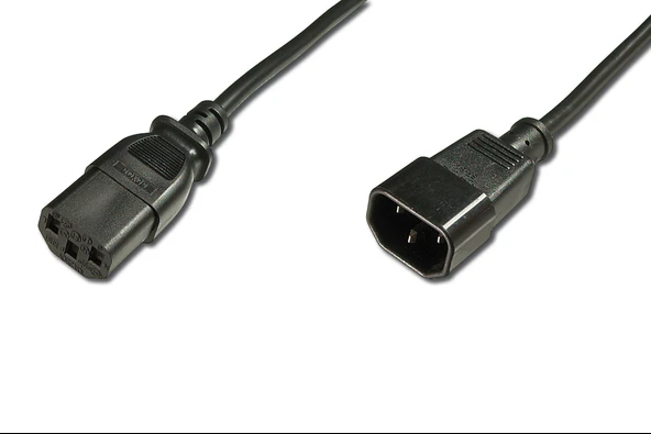 Beek Güç Kablosu Schuko C13  C14, 1.8 metre, H05VV-F 3*1 5mm kare Beek C13-C14 Power Cable 1.8M, H05VV-F 3*1.5mm2 TdrTR