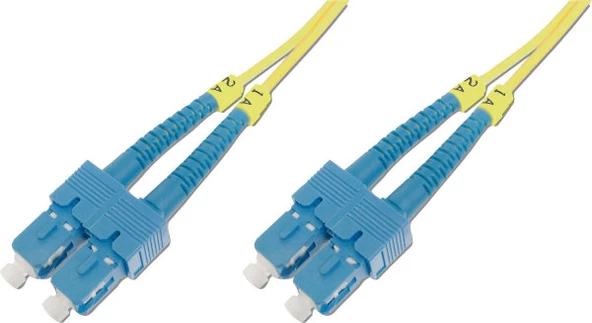 Beek SC-SC Fiber Optik Patch Kablo, 9/125 µ, Singlemode, 3.0mm, Duplex, OS2, LSZH, 50 metre Beek SC/UPC-SC/UPC, SM OS2 9/125 DX, 3.0mm, LSZH, 50M TdrTR