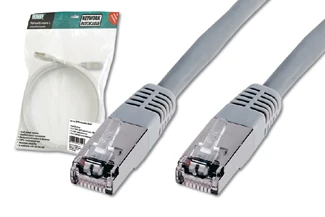 Digitus CAT. 5E S/FTP Patch Kablo, 5 metre, AWG 26, Gri Renk TdrTR