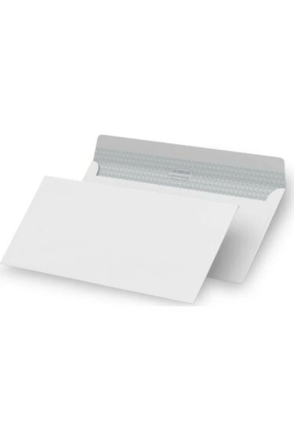 Asil Doğan Diplomat Zarf Extra Silikonlu 10.5x24 90 Gram Beyaz (500 Lü Paket)