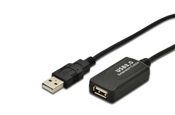 Digitus USB Repeater Kablosu, USB 2.0, 5 metre TdrTR