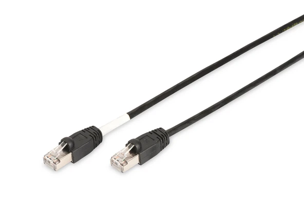 Digitus CAT 6 S-FTP Dış Mekan Patch Kablosu, Cu, PE AWG 27/7, Siyah Renk, 5 metreDigitus CAT 6 S-FTP outdoor patch cord, Cu, PE AWG 27/7, length 5 m, black shea TdrTR
