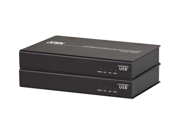 DVI HDBaseT KVM Sinyal Uzatma Cihazı, ExtremeUSB® özellikli, 100 metre DVI HDBaseT KVM Extender with ExtremeUSB® (1920 x 1200 @ 100m) TdrTR