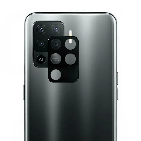 Oppo Reno 5 Lite Kamera Lens Koruyucu 3D Cam