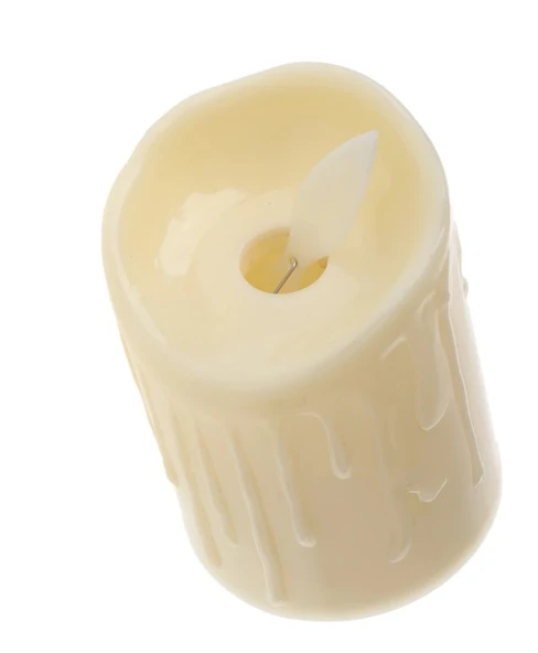 Alevli Led Mum Hareketli Alev Görünümlü Dekoratif Mum - 3lü Set - 4
