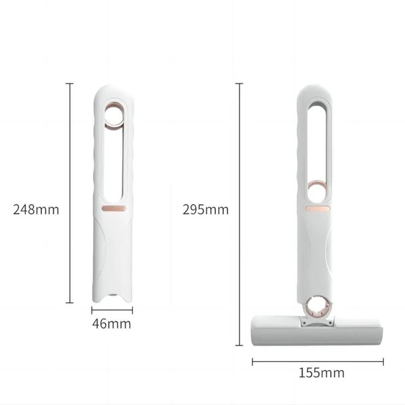 Kendinden Sıkmalı Mini Mop Cam Fayans  Mini Temizlik Mopu - 5
