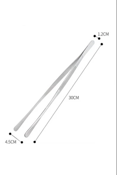 Et Kızartma Maşası - Pratik Pişirme Cımbızı - Profesyonel Cımbız Maşa - Resim 4