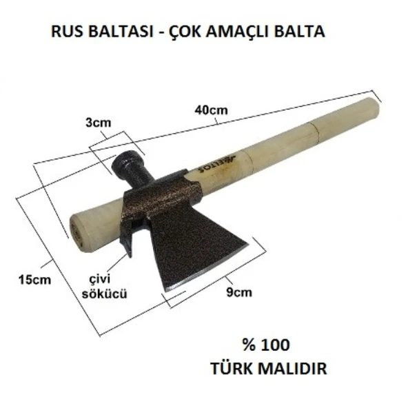 Rus Baltası - Kesme - Çekme - Çakma
