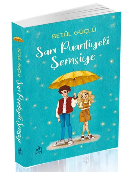 Sarı Puantiyeli Şemsiye Ciltsiz BETÜL GÜÇLÜ