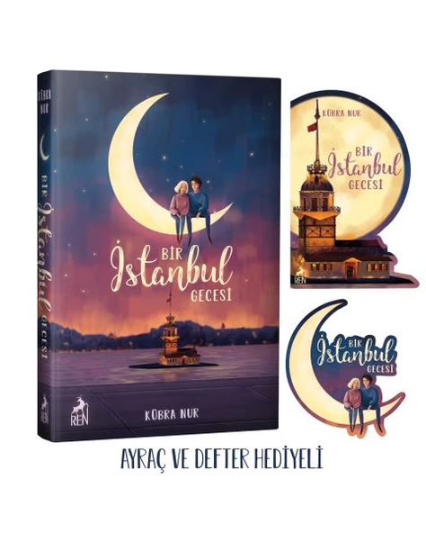 Bir İstanbul Gecesi Ciltli Ayraç Hediyeli KÜBRA NUR