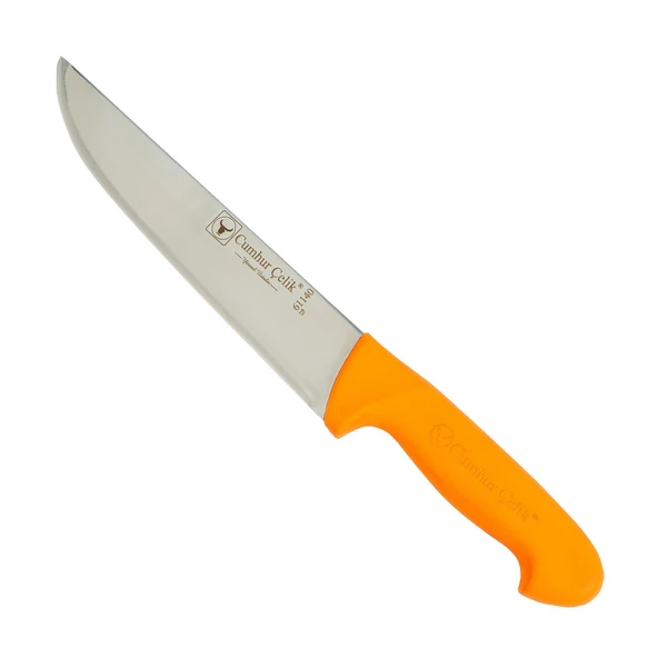 Sürmene Cumhur Çelik 61140 Kasap Kurban Bıçağı, 20 cm, Kaymaz Sap TdrTR