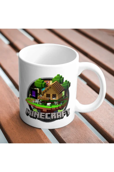 ALPŞAN TİCARET  Minecraft Kupa Bardak Minecraft Baskılı Kupa