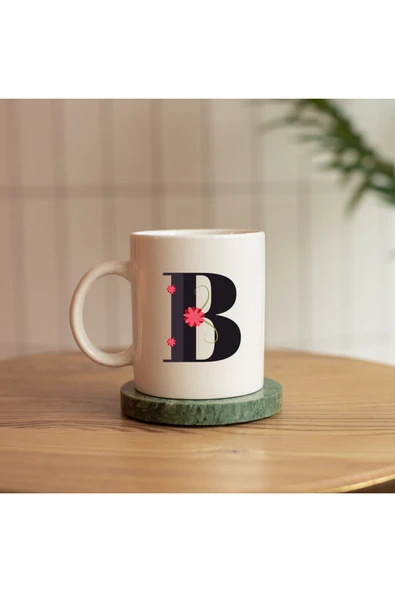 ALPŞAN TİCARET  B HARFİ BASKILI KUPA ürün görseli