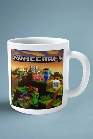 ALPŞAN TİCARET  Minecraft Oyun Baskılı Kupa Bardak Çift taraflı Kişiye Özel model 8 ürün görseli