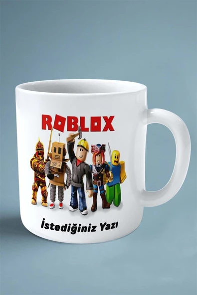 ALPŞAN TİCARET  roblox oyun Baskılı Kupa Bardak Çift Taraflı Baskı Kişiye Özel beyaz model 4 - Resim 2