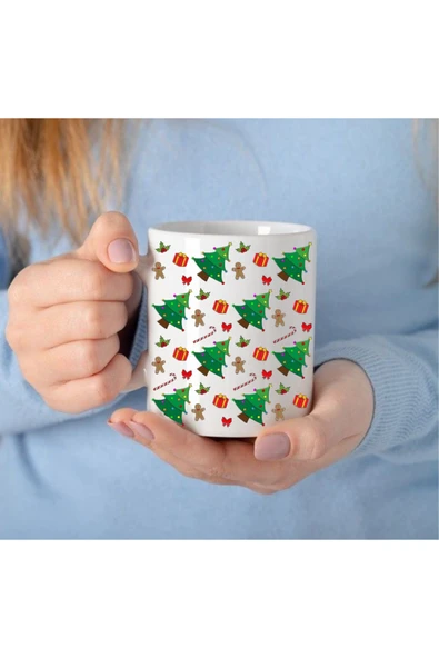 ALPŞAN TİCARET  Yılbaşı Temalı Kupa Bardak Yeni Yıl Konseptli Hediyelik Kupa Noel Kupa ürün görseli