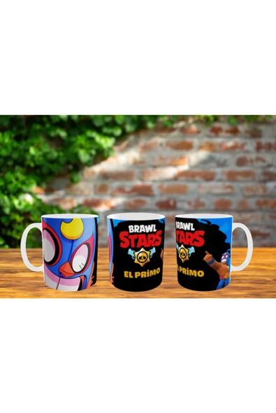 ALPŞAN TİCARET  Brawl Stars El Primo Kupa Bardak ürün görseli