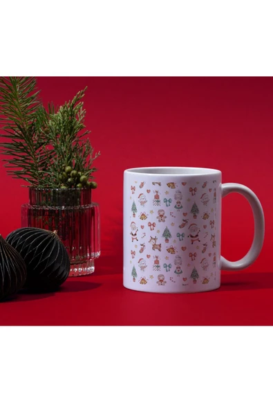 ALPŞAN TİCARET  Yeni Yıl Kupa BardakYılbaşı Kupa Bardak Hediyelik Yılbaşı Kupa Noel Kupa ürün görseli