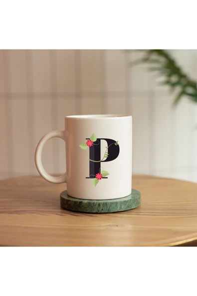 ALPŞAN TİCARET  P HARFİ BASKILI KUPA ürün görseli