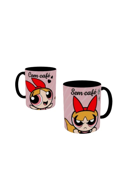 ALPŞAN TİCARET  POWERPUFF GIRLS BLOSSOM BASKILI KUPA BARDAK