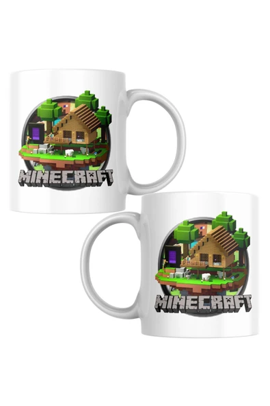 ALPŞAN TİCARET  Minecraft Kupa Bardak Minecraft Baskılı Kupa - 2
