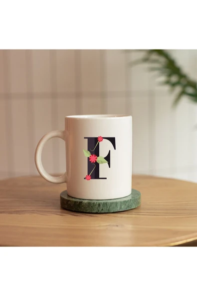 ALPŞAN TİCARET  F HARFİ BASKILI KUPA ürün görseli