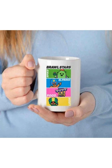 ALPŞAN TİCARET  Brawl Stars Karakterler Kupa Bardak - Resim 2