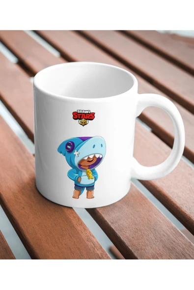 ALPŞAN TİCARET  Brawl Stars Shark Leon Kupa Bardak ürün görseli