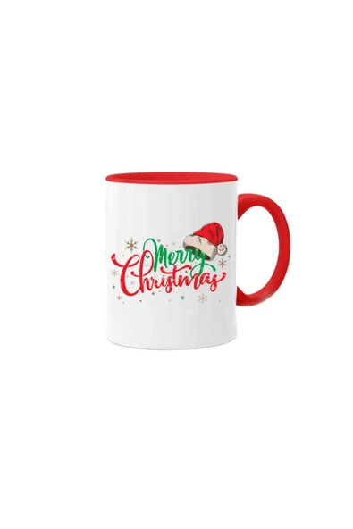 ALPŞAN TİCARET  Yılbaşı Temalı Kupa Merry Christmas Kupa Bardak Yeni Yıl Konseptli Özel Kupa - 1