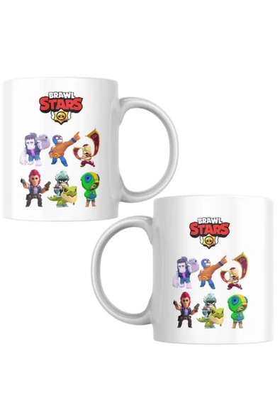 ALPŞAN TİCARET  Brawl Stars Kupa Bardak Edgar Draco Leon Bardak