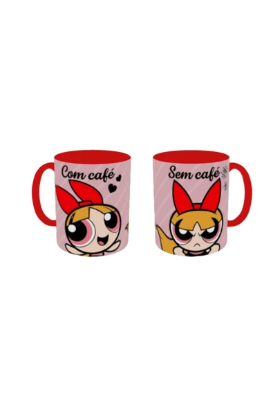 ALPŞAN TİCARET  POWERPUFF GIRLS BLOSSOM BASKILI KUPA BARDAK - Resim 3