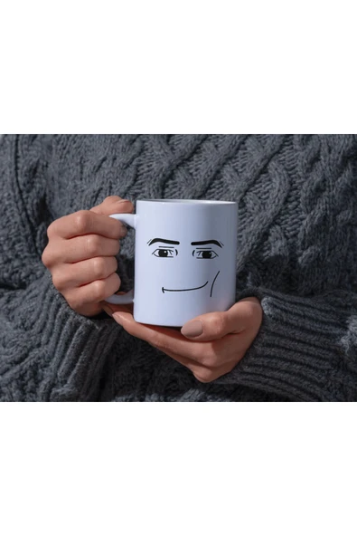 ALPŞAN TİCARET  Roblox Yüz Temalı Bardak Kupa Cup Mug