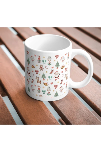 ALPŞAN TİCARET  Yeni Yıl Kupa BardakYılbaşı Kupa Bardak Hediyelik Yılbaşı Kupa Noel Kupa - Resim 2