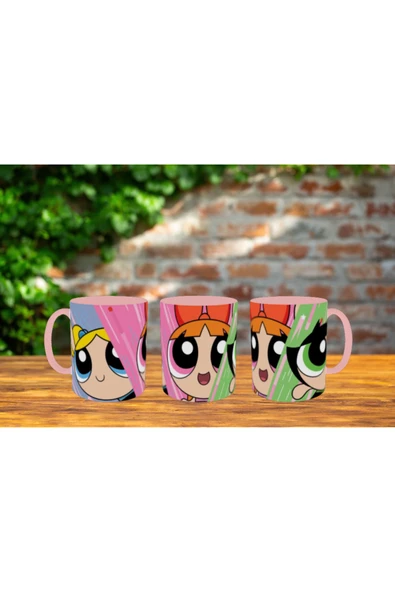 ALPŞAN TİCARET  Powerpuff Girls Kupa Bardak Power Puff Kupa - 1