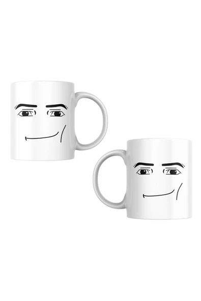 ALPŞAN TİCARET  Roblox Yüz Temalı Bardak Kupa Cup Mug - Resim 2
