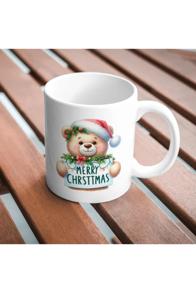 ALPŞAN TİCARET  Yılbaşı Temalı Kupa Bardak Hediyelik Yılbaşı Kupa Noel Kupa - Resim 3