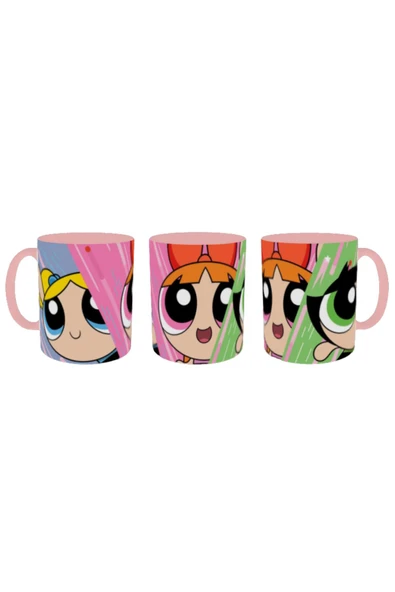 ALPŞAN TİCARET  Powerpuff Girls Kupa Bardak Power Puff Kupa - 3