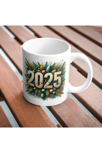 ALPŞAN TİCARET  Yılbaşı Kupa Bardak Hediyelik Yılbaşı Kupa Noel Kupa - Resim 2