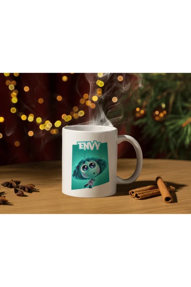 ALPŞAN TİCARET  Ters Yüz Gıpta Kupa Bardak Envy Ters Yüz Baskılı Kupa Bardak - Resim 2