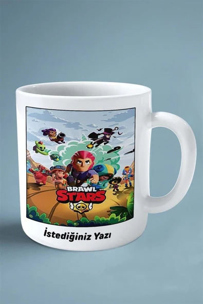 ALPŞAN TİCARET  brawl stars oyun Baskılı Kupa Bardak Çift Taraflı Baskı Kişiye Özel  model 8 - Resim 2
