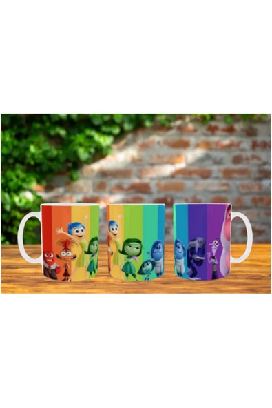 ALPŞAN TİCARET  Ters Yüz Kupa Bardak Tersyüz Kupa Tüm Karakterler Ters Yüz - Resim 2