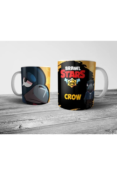 ALPŞAN TİCARET  Brawl Stars Crow Kupa Bardak Model 5