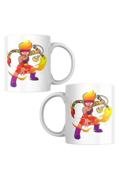 ALPŞAN TİCARET  Brawl Stars Amber Kupa Bardak - Resim 2