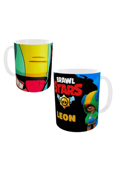 ALPŞAN TİCARET  Brawl Stars Leon Kupa Bardak - 2