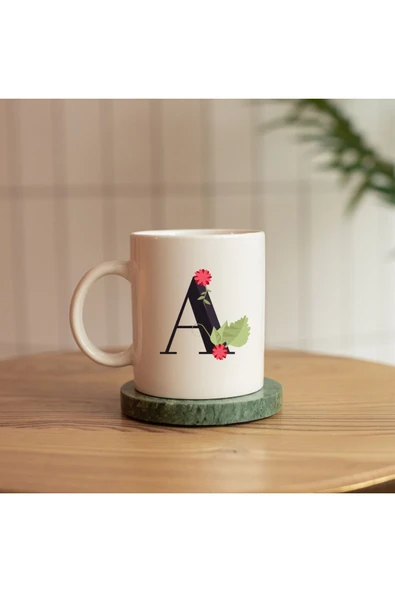 ALPŞAN TİCARET  A HARFİ BASKILI KUPA ürün görseli