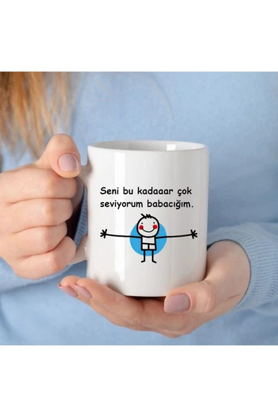 ALPŞAN TİCARET  Babalar Günü Kupa Bardak Babaya Hediye Bardak Doğum Günü Babaya Özel Bardaklar ürün görseli