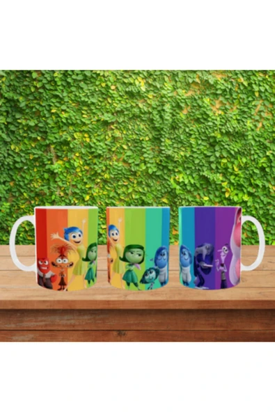 ALPŞAN TİCARET  Ters Yüz Kupa Bardak Tersyüz Kupa Tüm Karakterler Ters Yüz - Resim 3