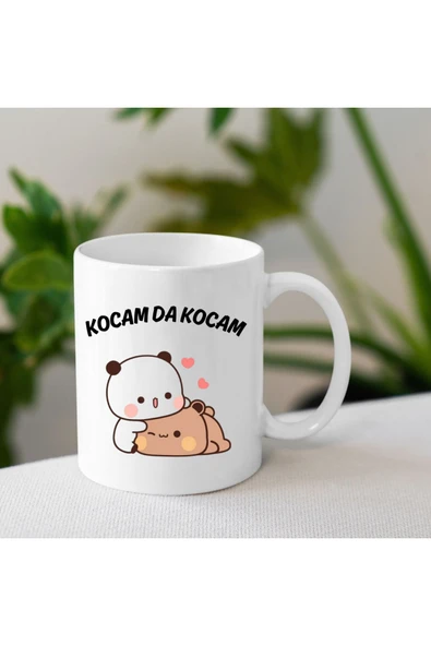 ALPŞAN TİCARET  Kocam da Kocam Kupa Karım da Karım Bardak Dudu Bubu Kupa Bardak - Resim 4